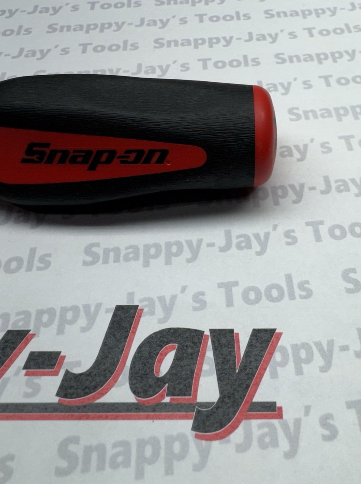 Snap-on Tools USA NEW RED 1/4″ Drive Soft Grip Standard Shank Driver SGT4B