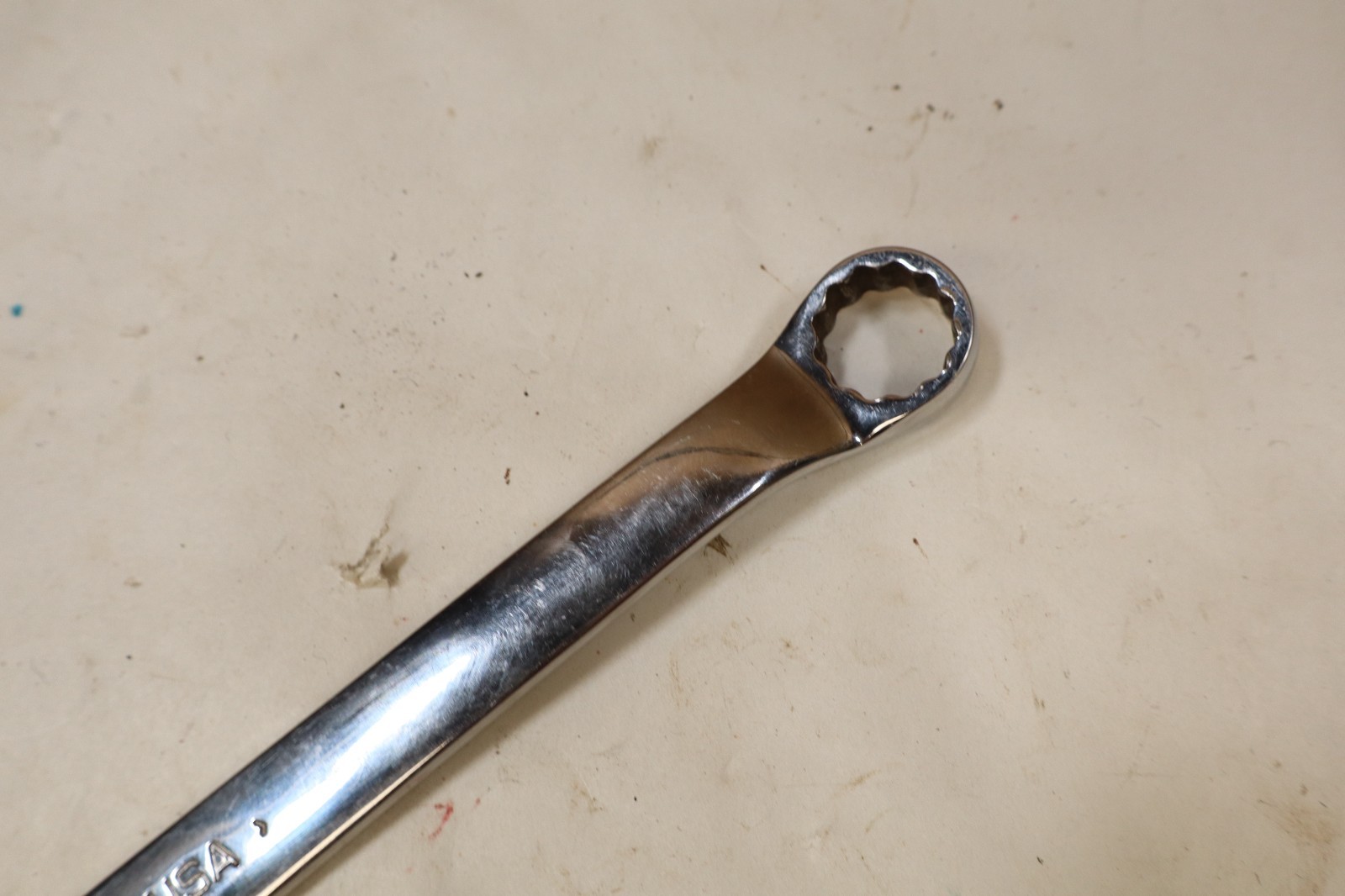 Vintage Snap-on 13mm x 15mm Box End Wrench XBM1315A USA