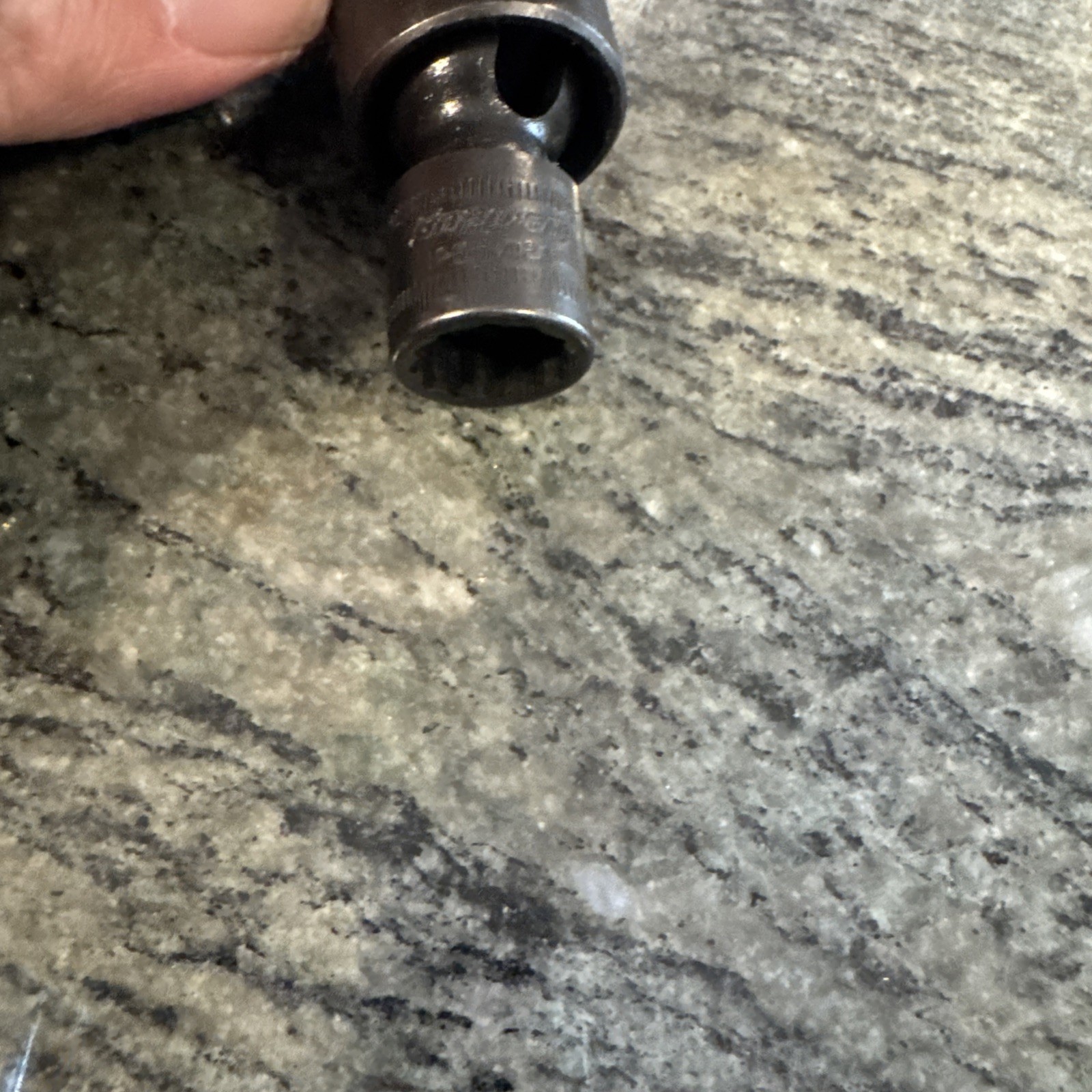 Snap-On ipdfm12a 3/8” drive 12mm 12 pt. metric shallow swivel impact socket new