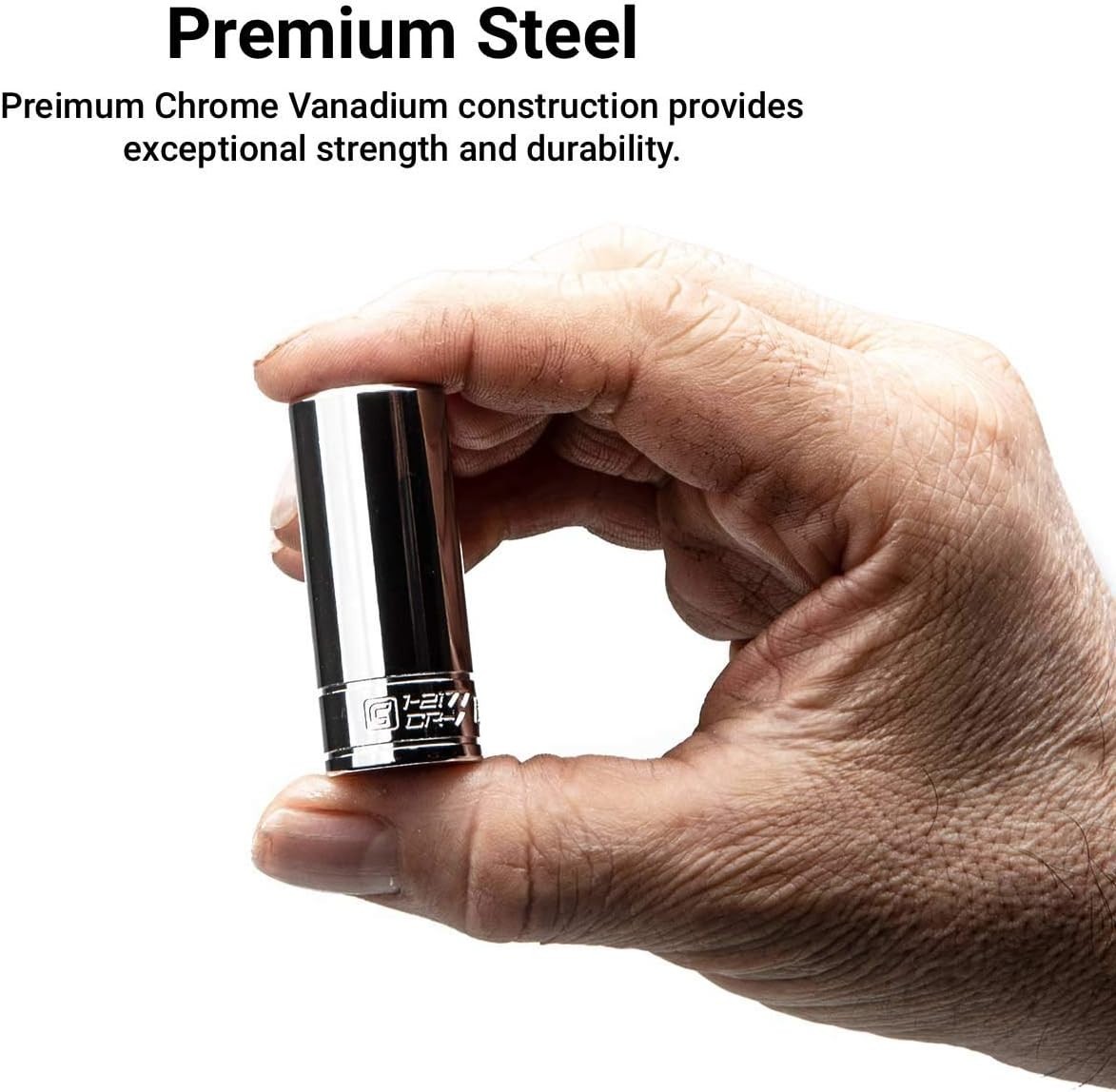 High-Performance 1/4 in. Drive 9 mm 6-Point Deep Socket – Chrome Vanadium Steel