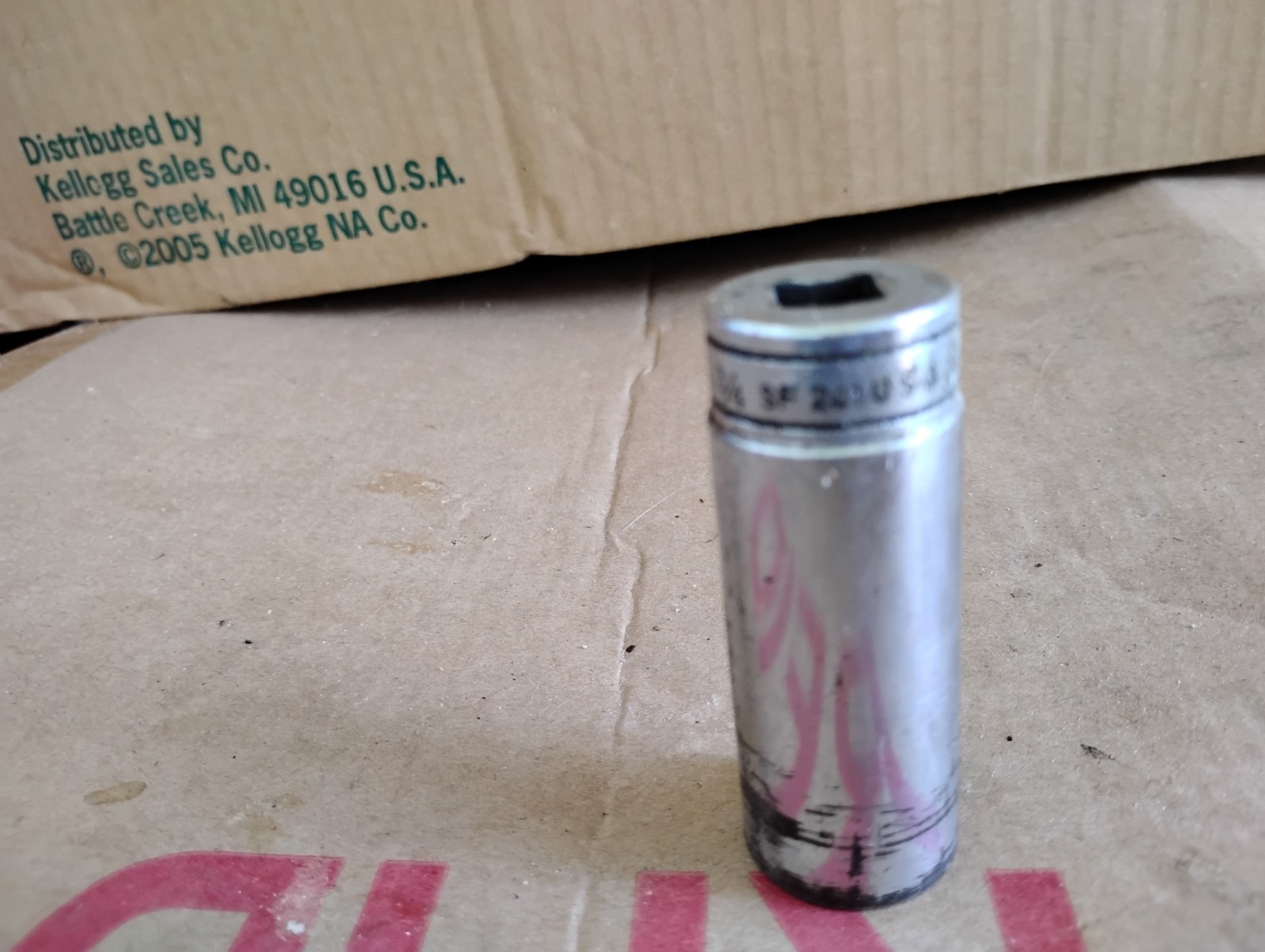 Snap-On SF241 3/4″ Deep Socket 12 Point 3/8″ Drive USA Vintage Pre-Owned