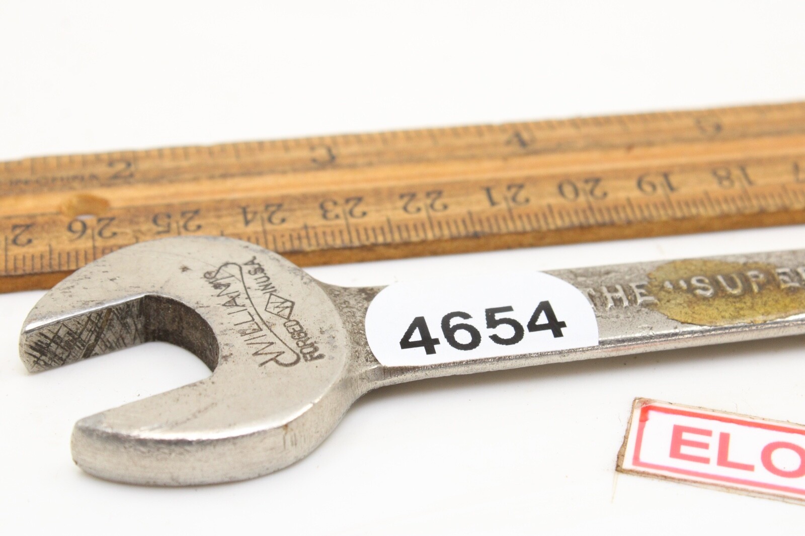 Williams 1727 Superwrench 9/16″ x 5/8″ 6 Point SAE Double Open-ended Wrench USA