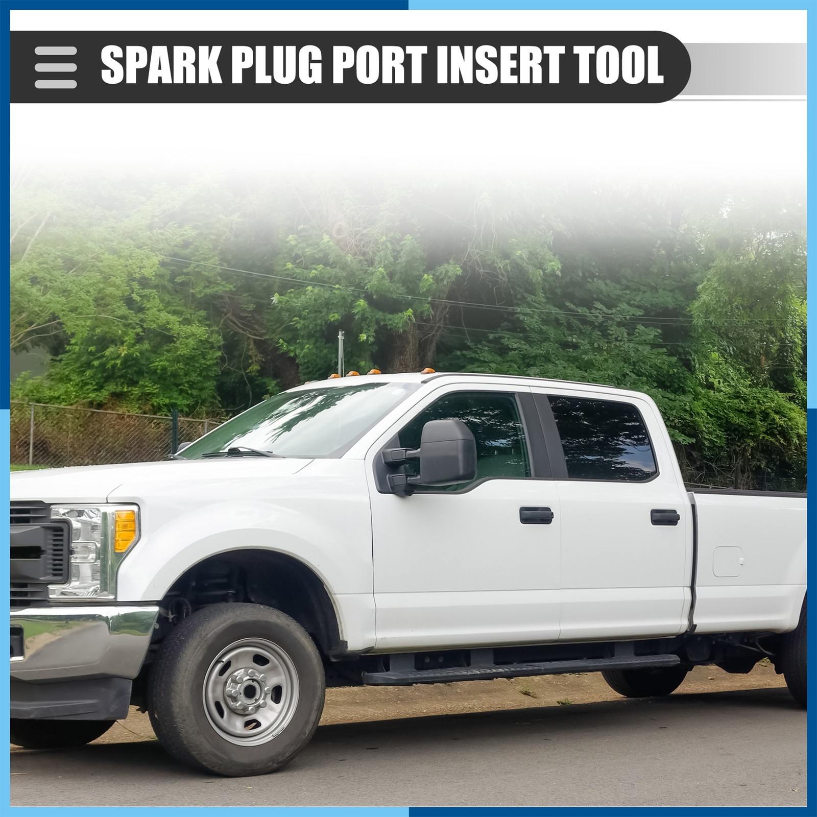 Spark Plug Port Insert Tool, for Ford Triton Motor 5.4L, Metal Silver Tone 10Pcs