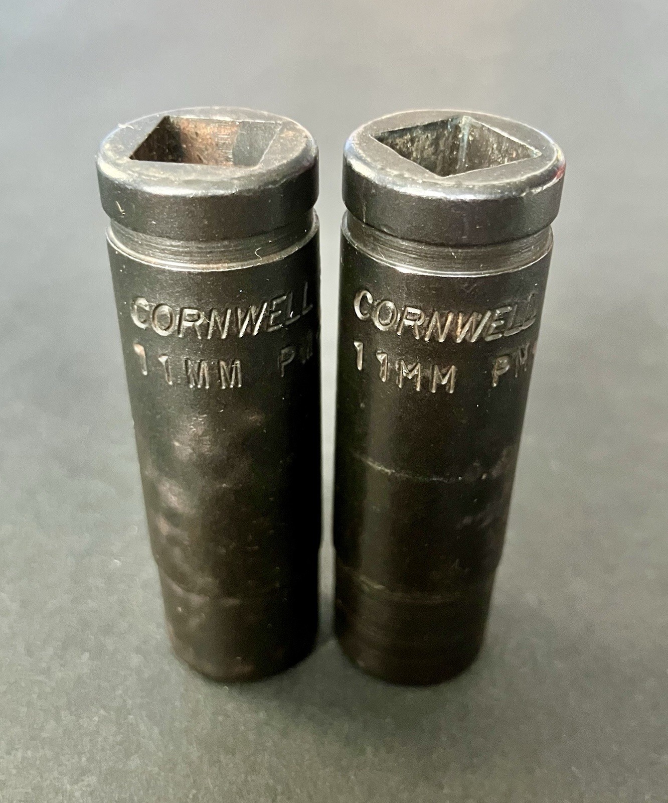 Vintage Cornwell 3/8” Drive Metric Deep Impact Sockets 8-19mm (Missing#10,13mm)