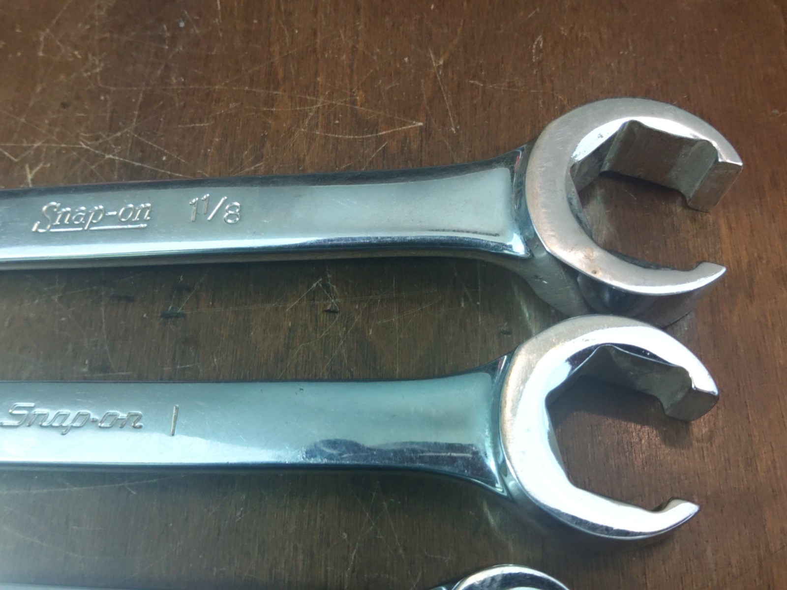 Snap On SAE Line Flare Nut Wrench Set 3 Pc 5/8 to 1-1/8 USA RXFS – Owner’s Marks