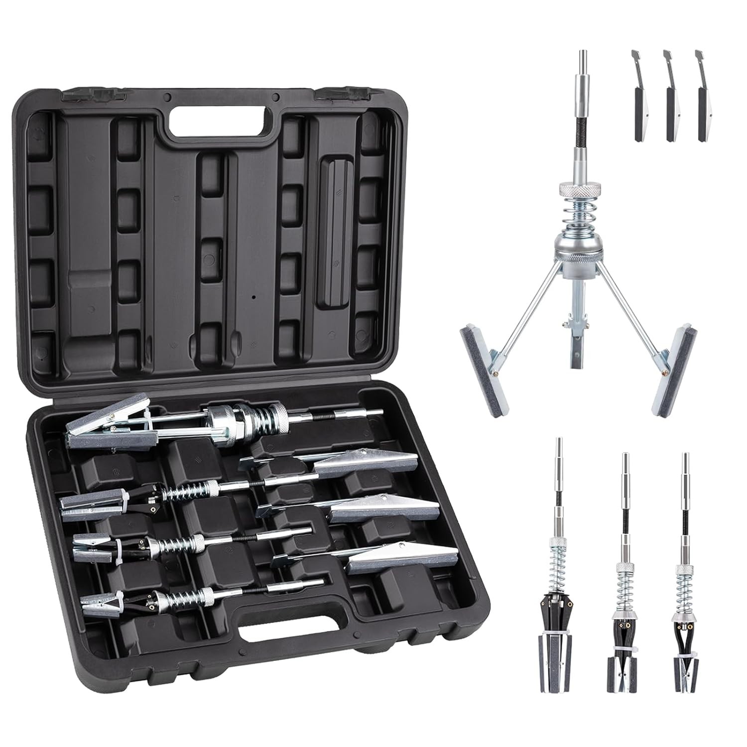 7-Piece Engine Cylinder Hone Kit – Precision Polishing Tools with Honing Stones
