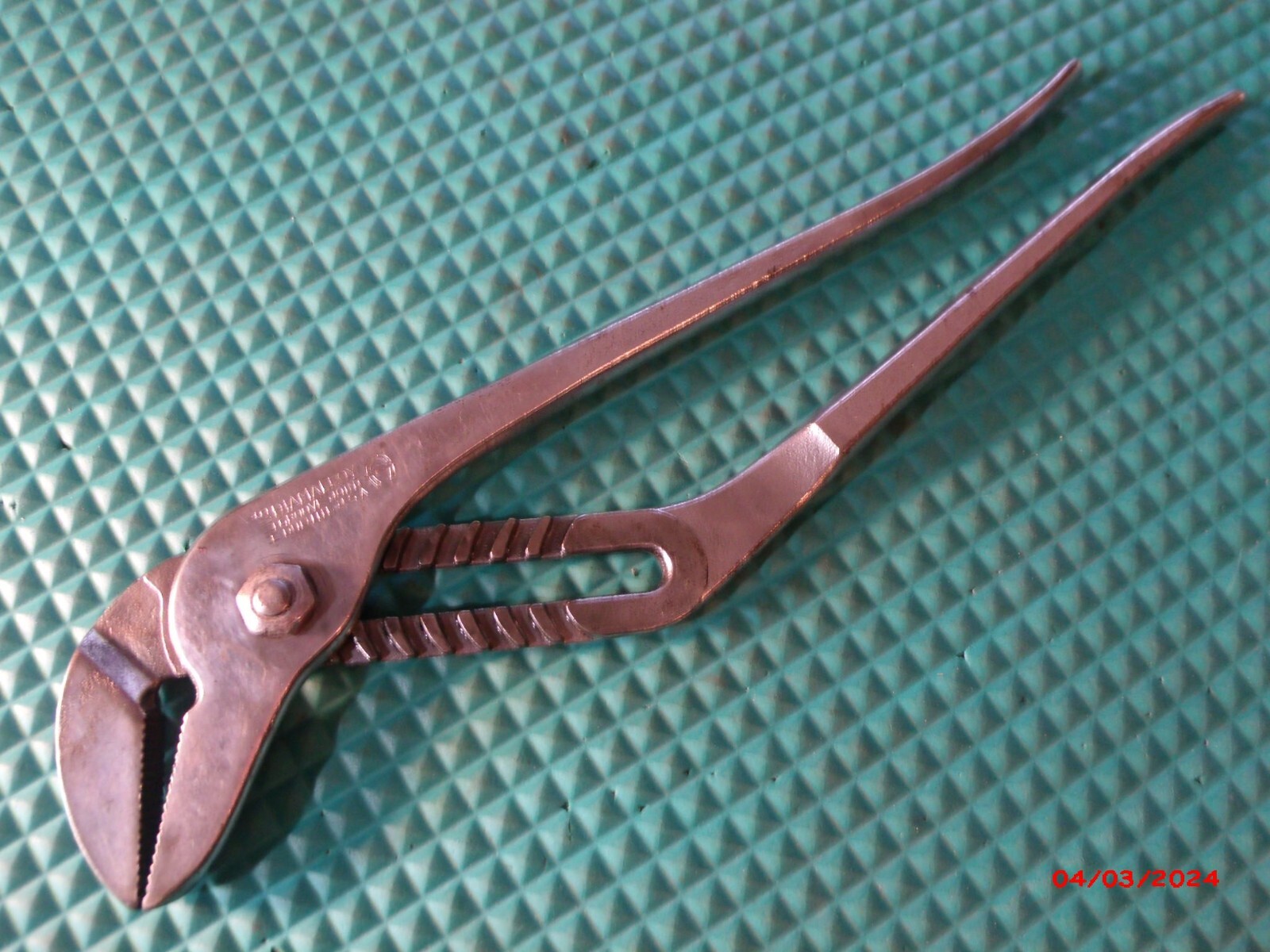 VINTAGE «DIAMALLOY» U.S.A. GROOVE-JOINT #HL116 ADJUSTABLE PLIERS(11 POSITIONS)