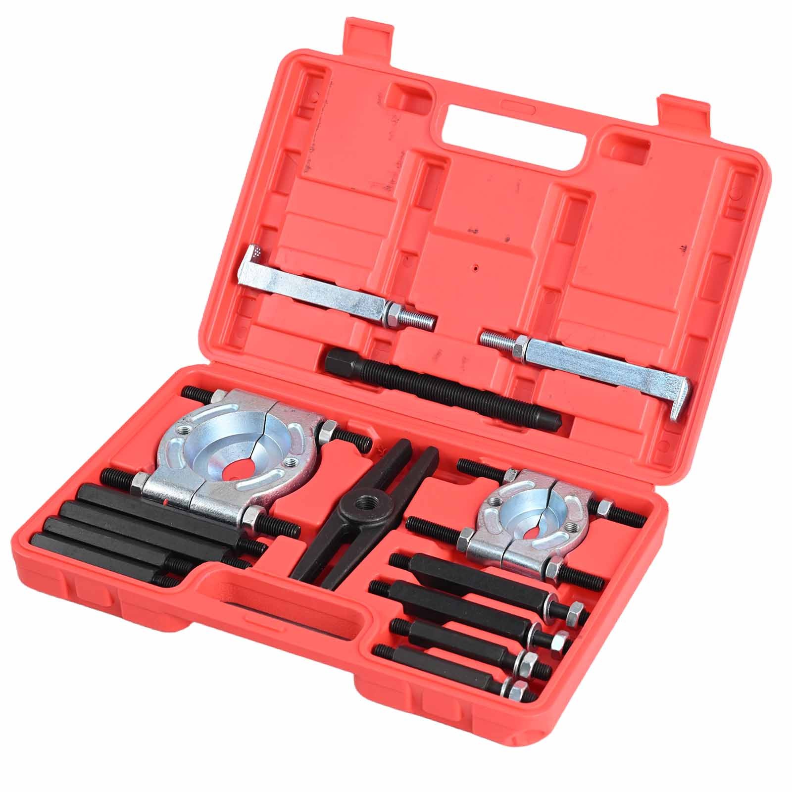 14Pcs 5 Ton Bearing Puller Set Heavy Duty Bearing Separator Tool Kit with Storag