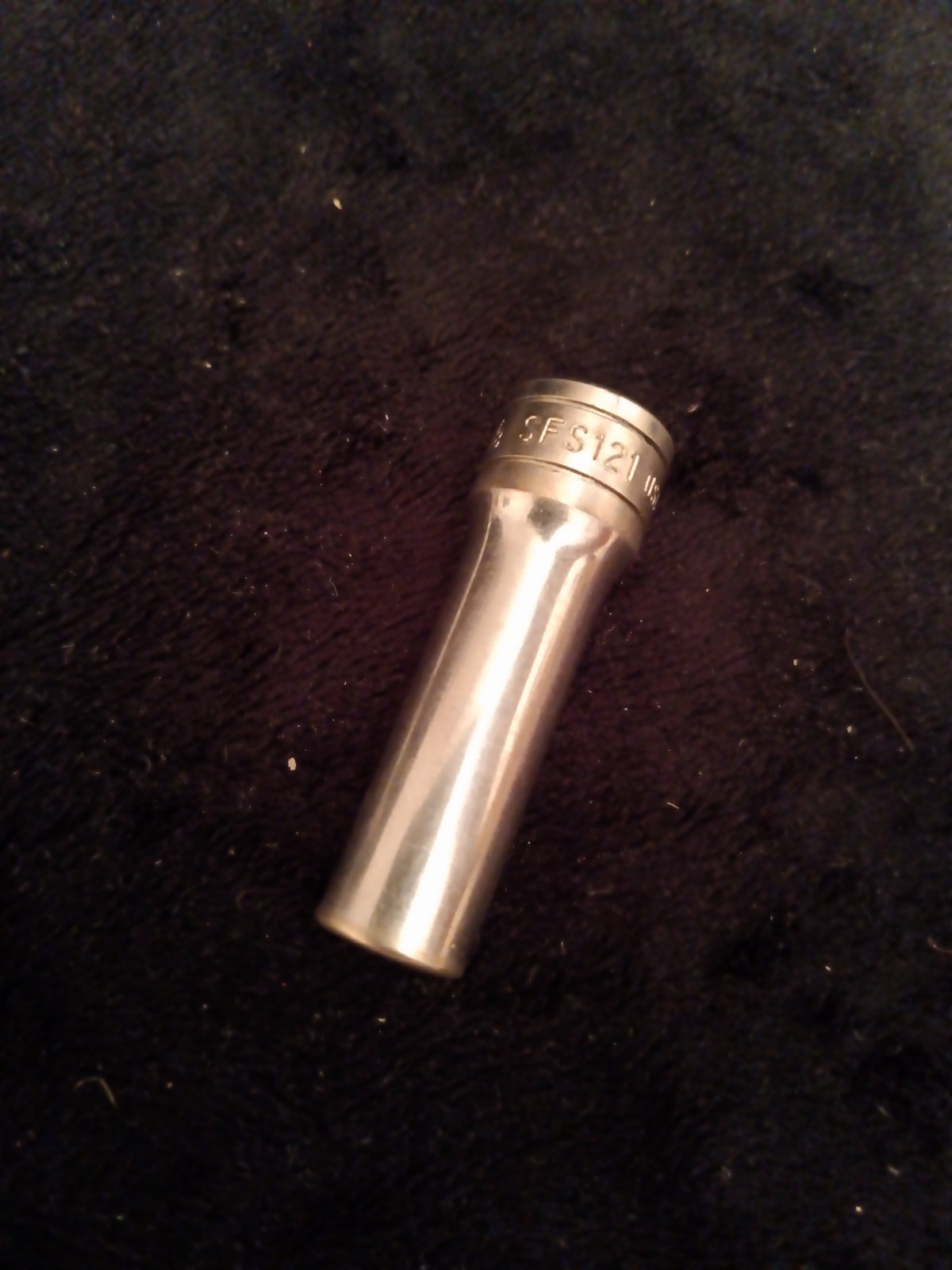 Snap On Tools Underline 3/8″ Deep Socket 3/8″ Drive 6 Point SFS121 Made in USA