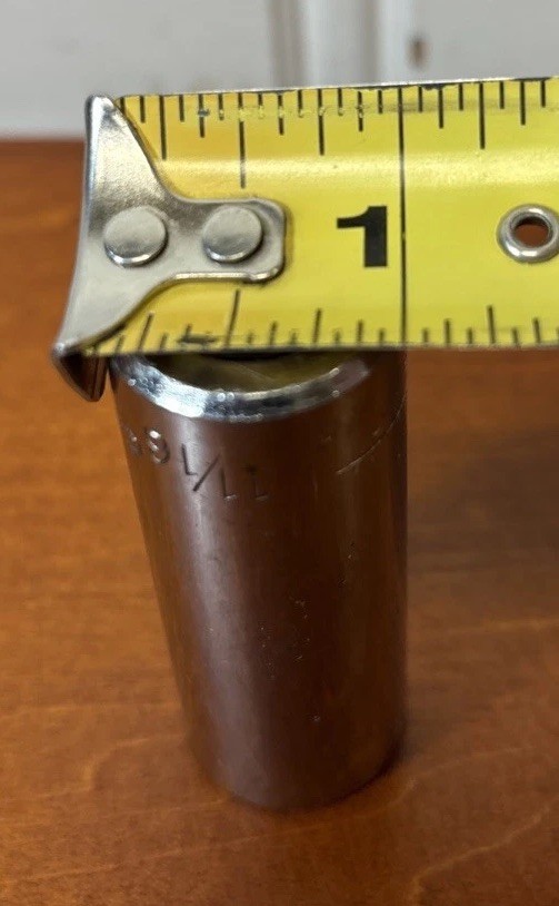 Vintage Craftsman USA 3/8” Drive Deep Well Socket SAE 11/16 EE 43316 Great Con.