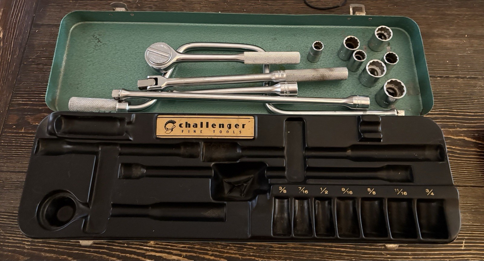 Vintage Challenger socket set