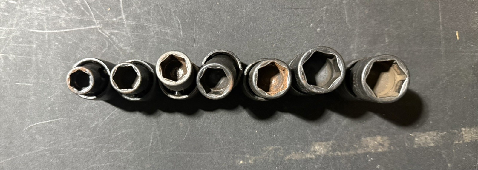 Snap-On 207IPFM 7pc 3/8″ Drive Metric Swivel Universal Impact Socket Set