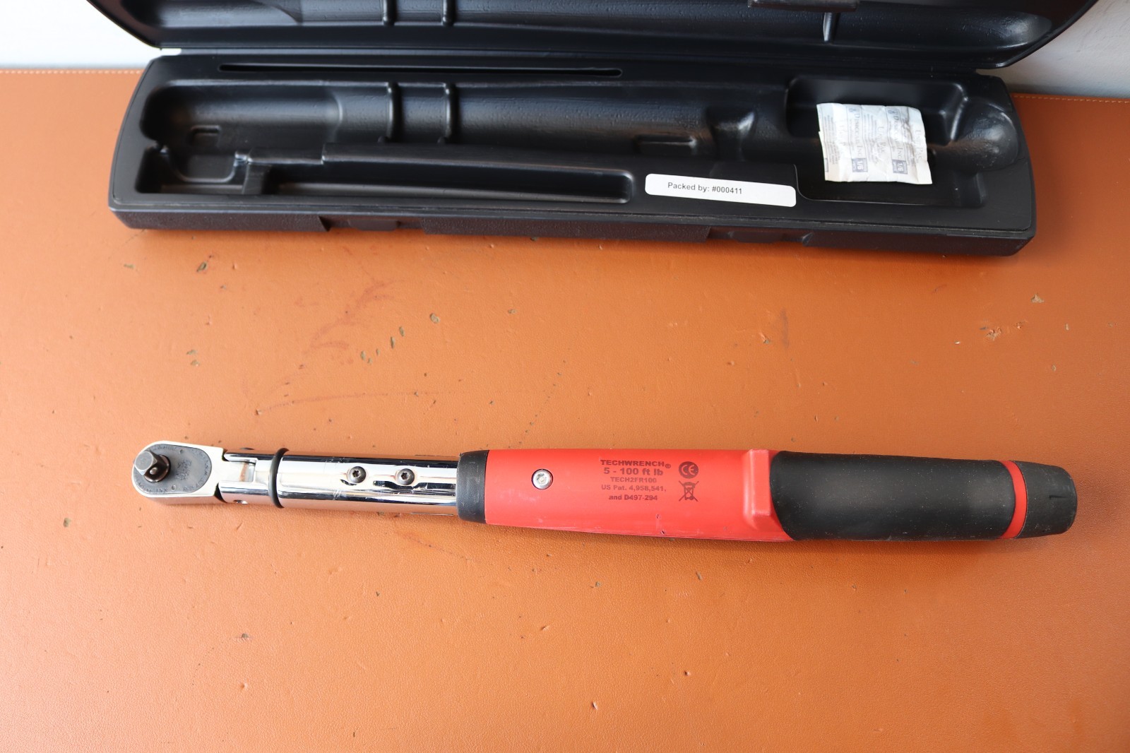 Snap-on 5-100 ft lb Flex-Head 3/8″ Techwrench – ATECH2FR100A