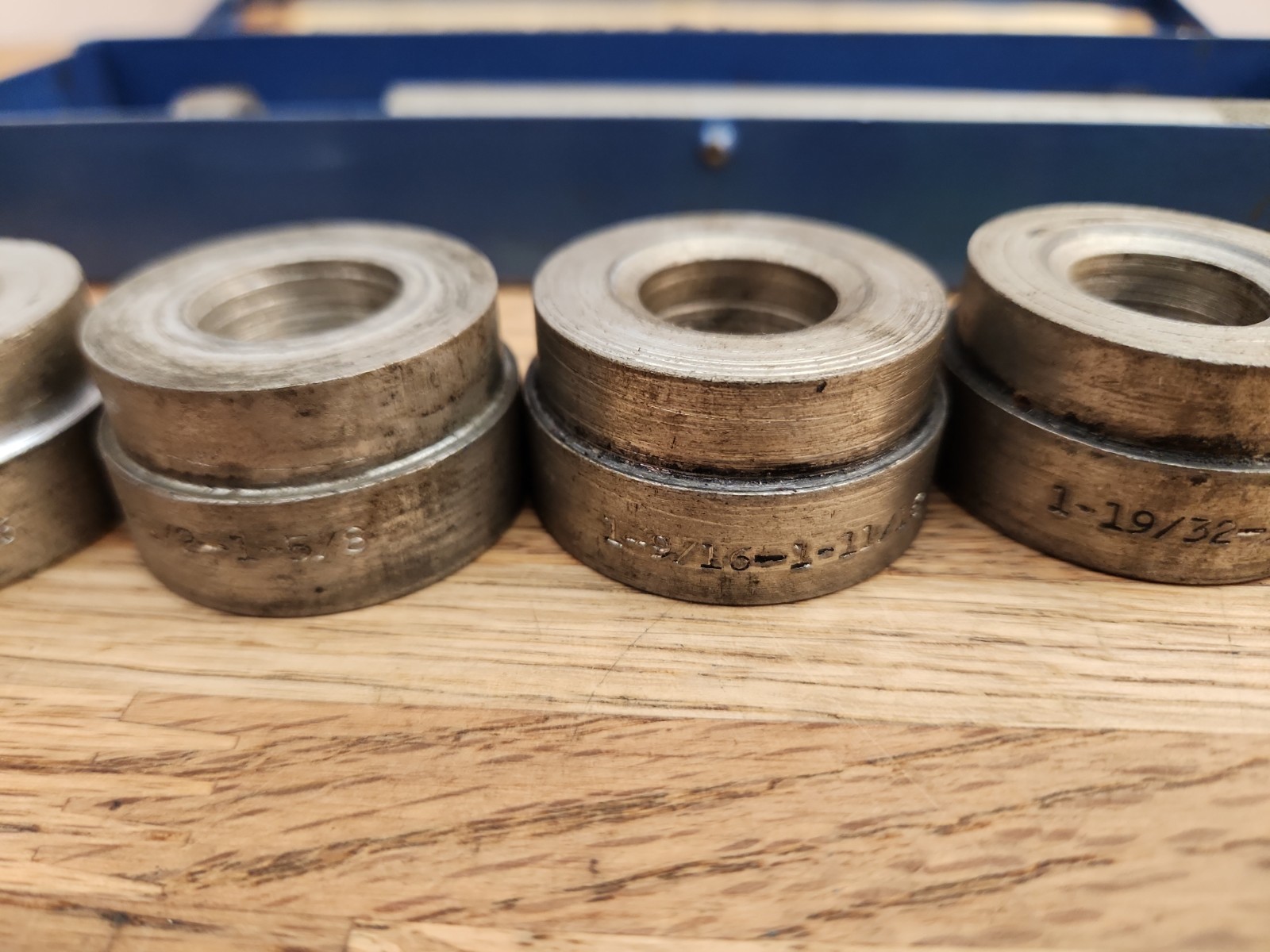 Snap On Blue-Point A-158 Heavy Duty Bushing Driver Set (1-5/16»-1-7/8») w Case