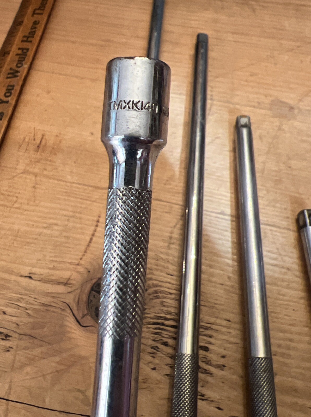 Snap On 6 pc 1/4″ Drive Knurled Extension Set Great Condition!