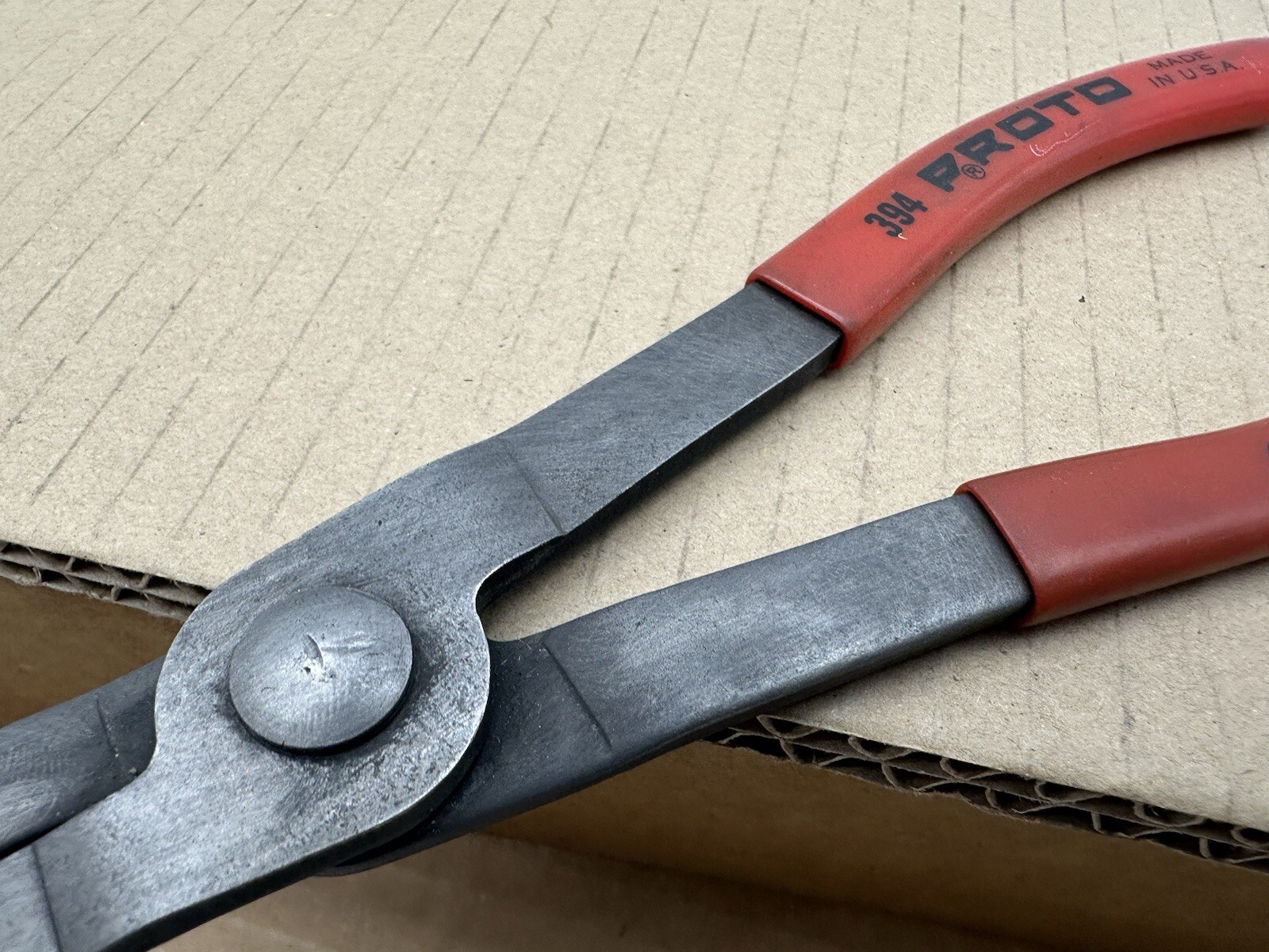 Proto 394 Internal Retaining Ring Pliers – 9 Inch Red Vintage Made In USA *READ