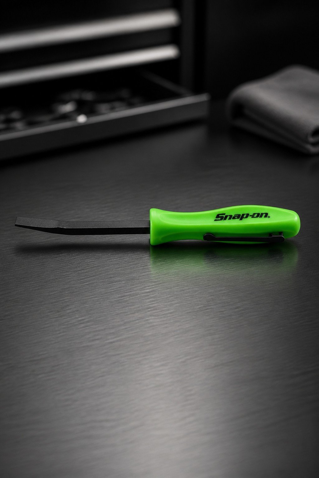 10X Green Promo SE For Snap on tools 1/4″ Shank Angled PRY BAR screwdriver +GIFT