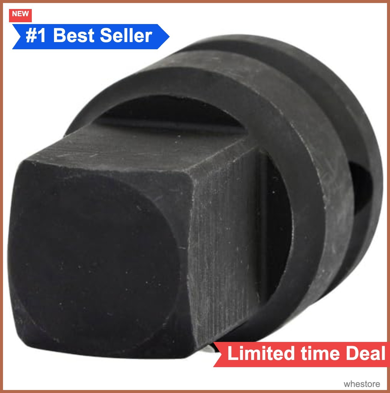 1/2 Inch Impact Adapter 1/2F x 3/4M Square Drive Socket Set Single Piece