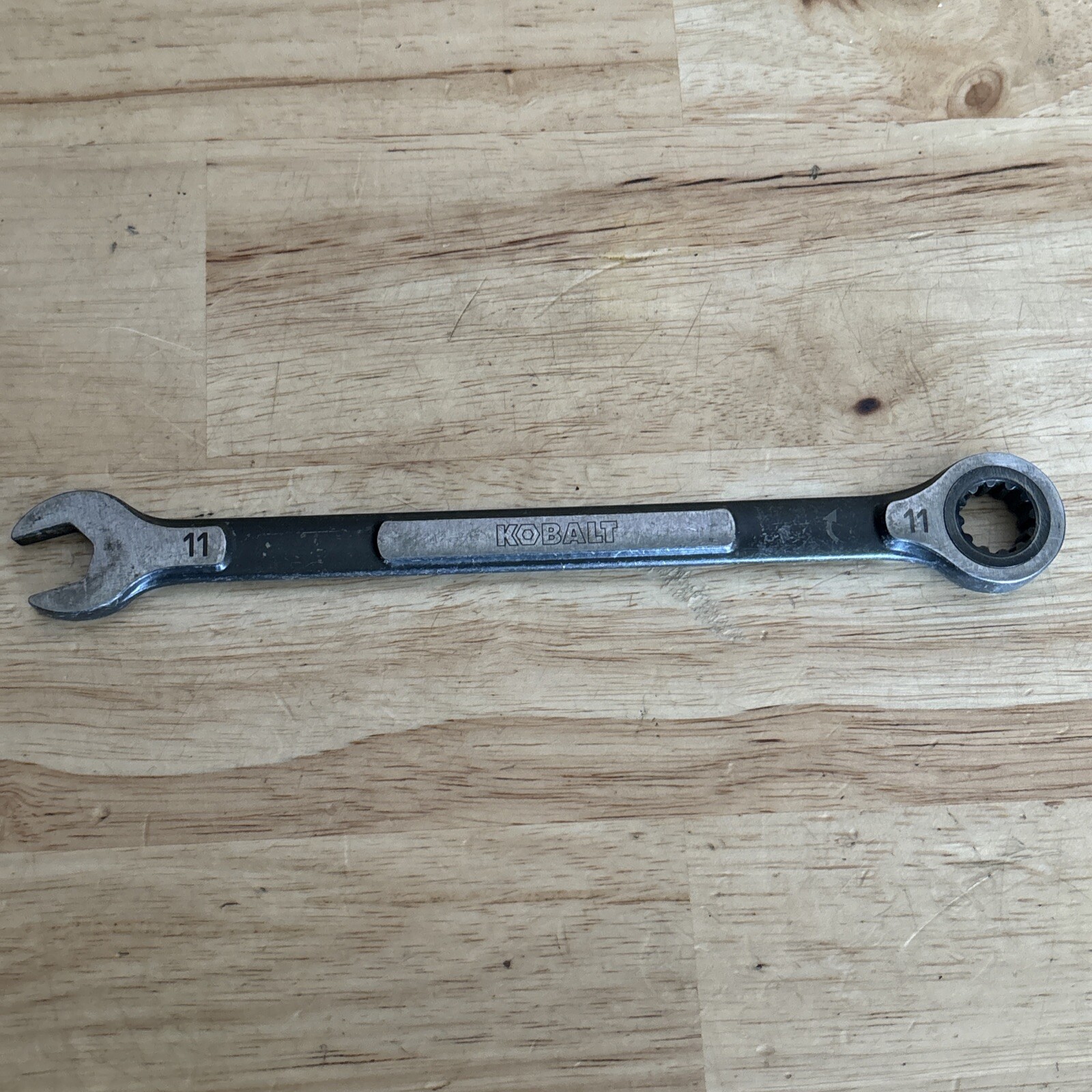 Kobalt 11mm Combination Ratchet Wrench Universal Spline Multi Drive 80740 0517
