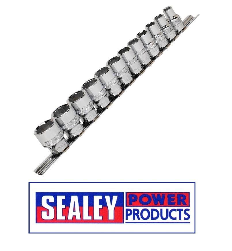 Sealey Socket Set 13pc 1/2″Sq Drive Lock-On 6pt Metric AK2742