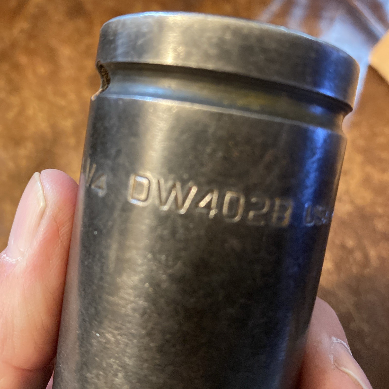 Snap On 3/4″ Drive 1-1/4″ 6PT Dayton Lug Nut Impact Socket DW402 Deep Socket