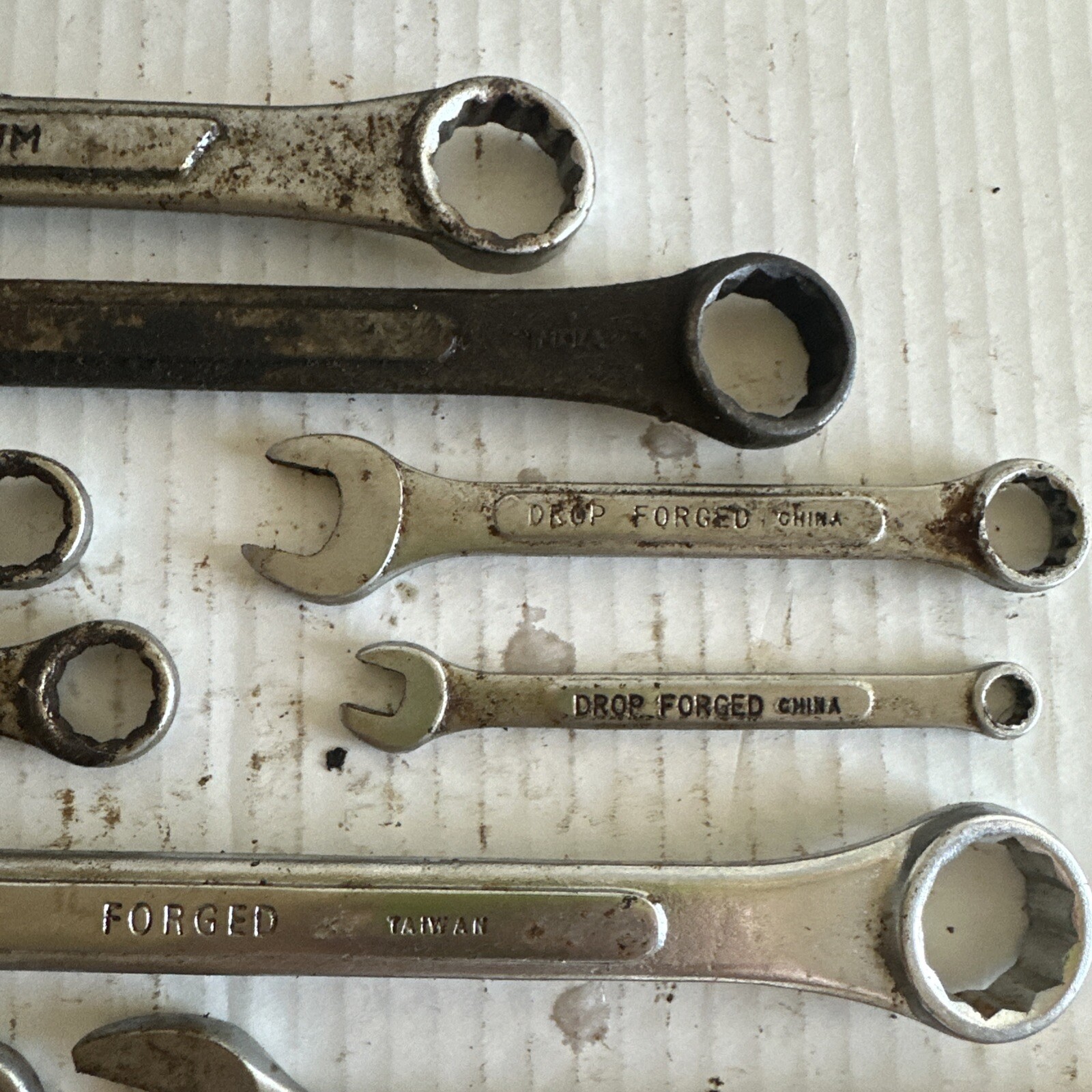 24 combination wrenches standard OPEN / BOXED ends DOUBLES Tatools Durabuilt vgc