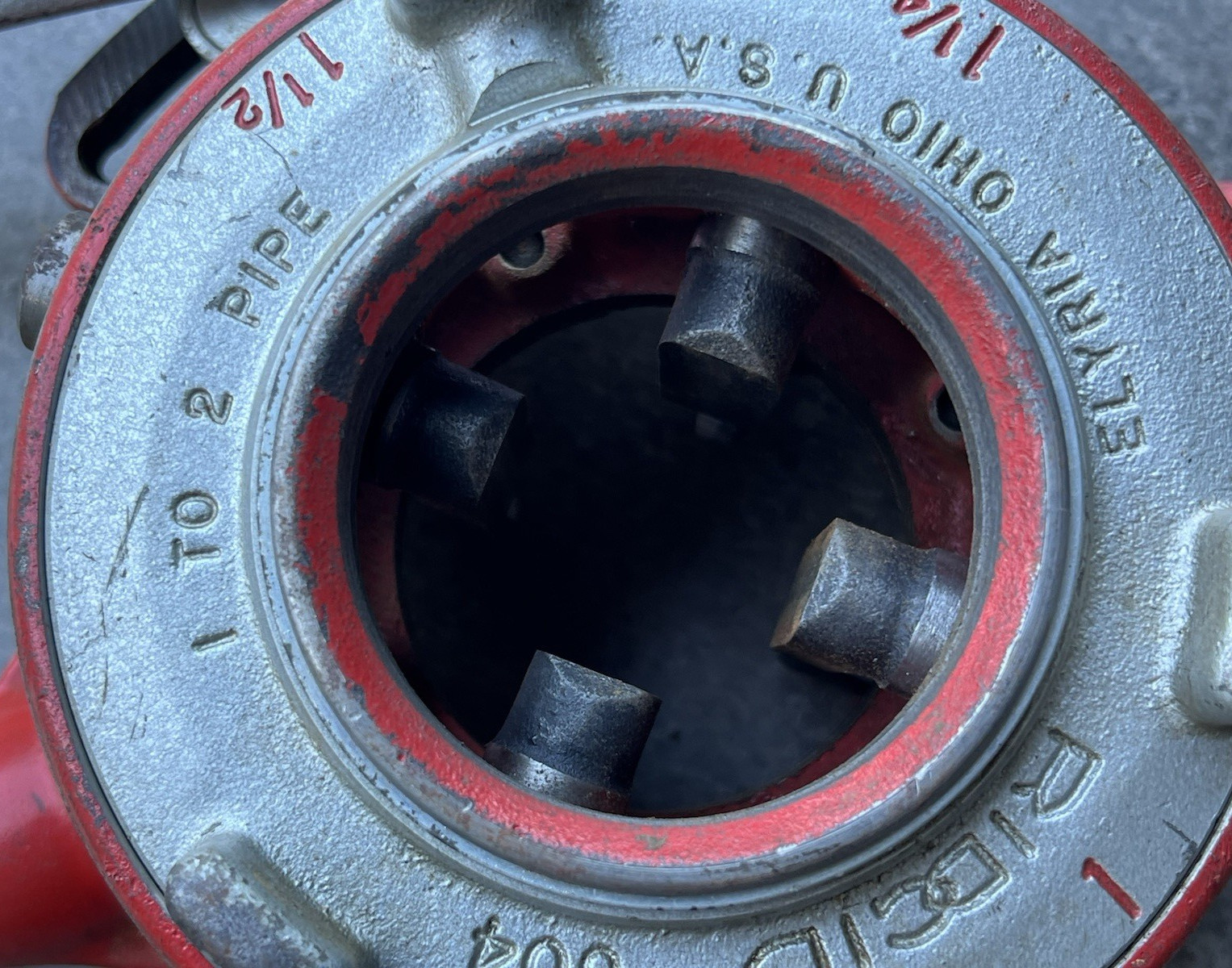 RIDGID 504 Quick Opening 1″ – 2″ NPT Manual Pipe Threading Threader Die Tool USA