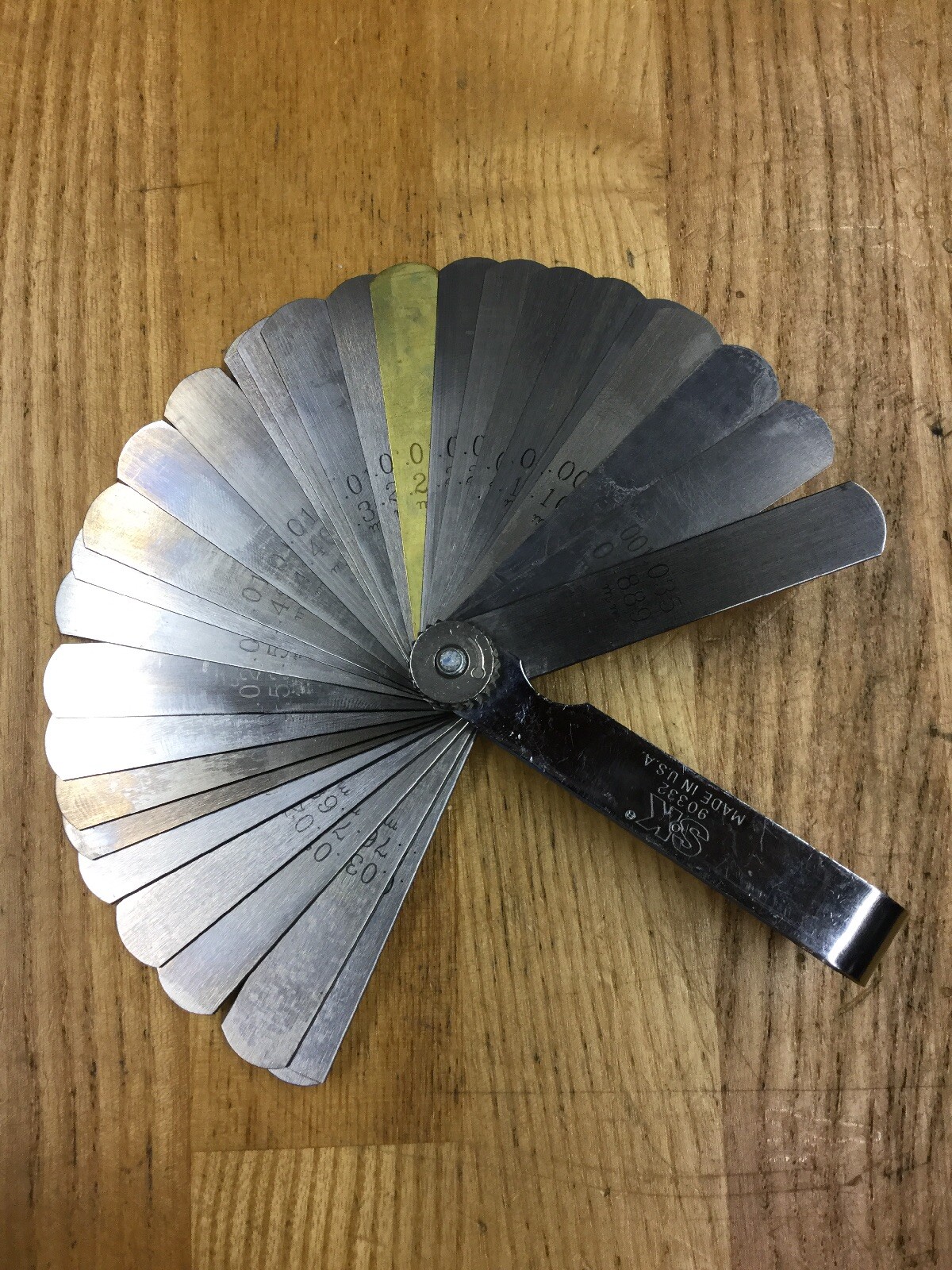 SK HAND TOOLS 90332 32 BLADE THICKNESS GAGE – MADE IN USA