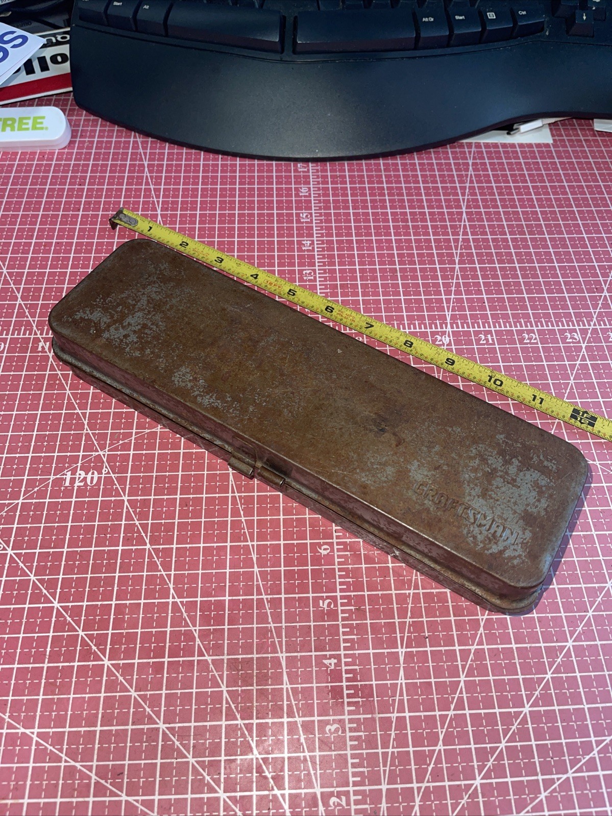 Vintage Sears Craftsman USA V Series 3/8 Drive Metal Case Only