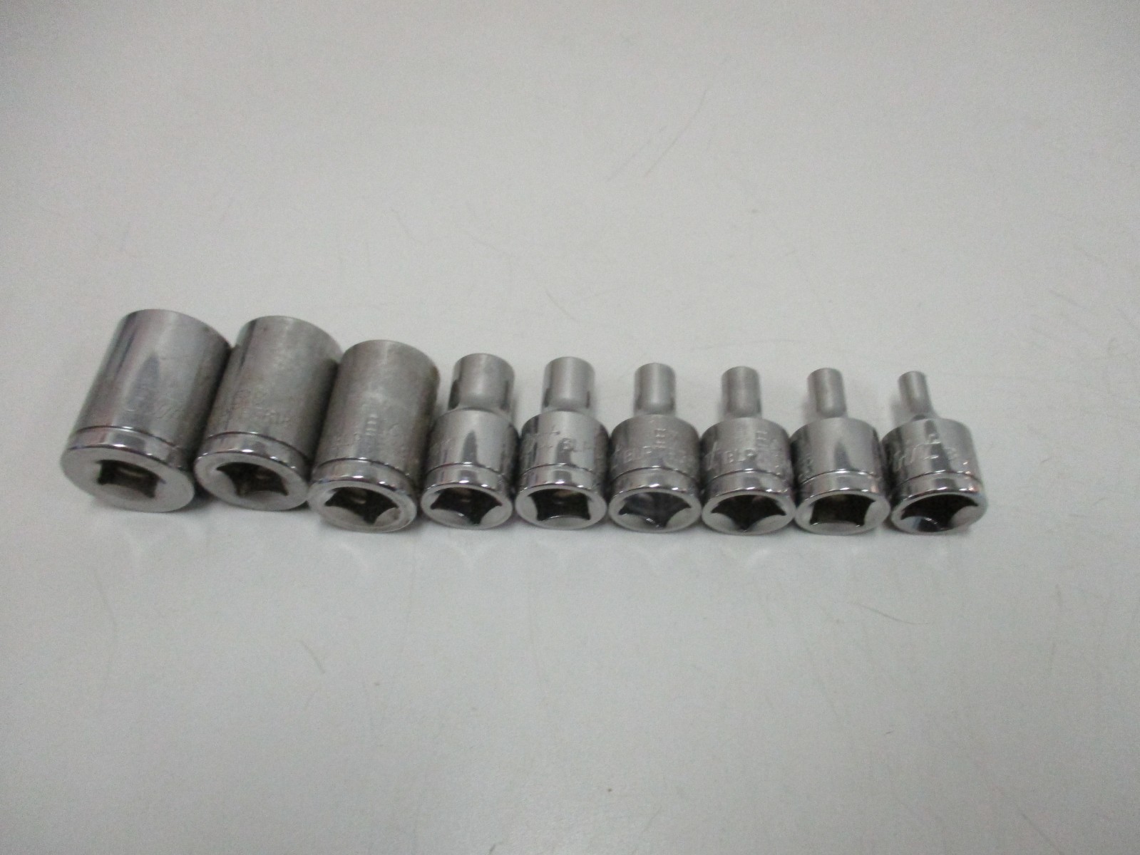 Blue-Point 9pc 3/8 Drive External Torx Socket Set E20,18,16,10,8,7,6,5,4