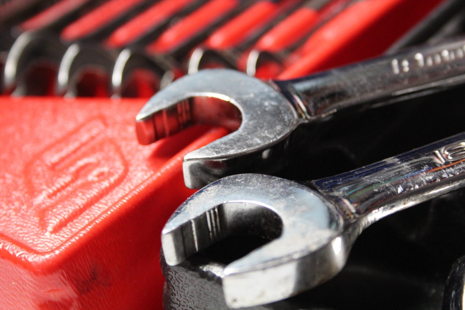Snap-on SOEXM710 & SOEX710 20-Piece Flank Drive® Combination Wrench Set SAE & MM