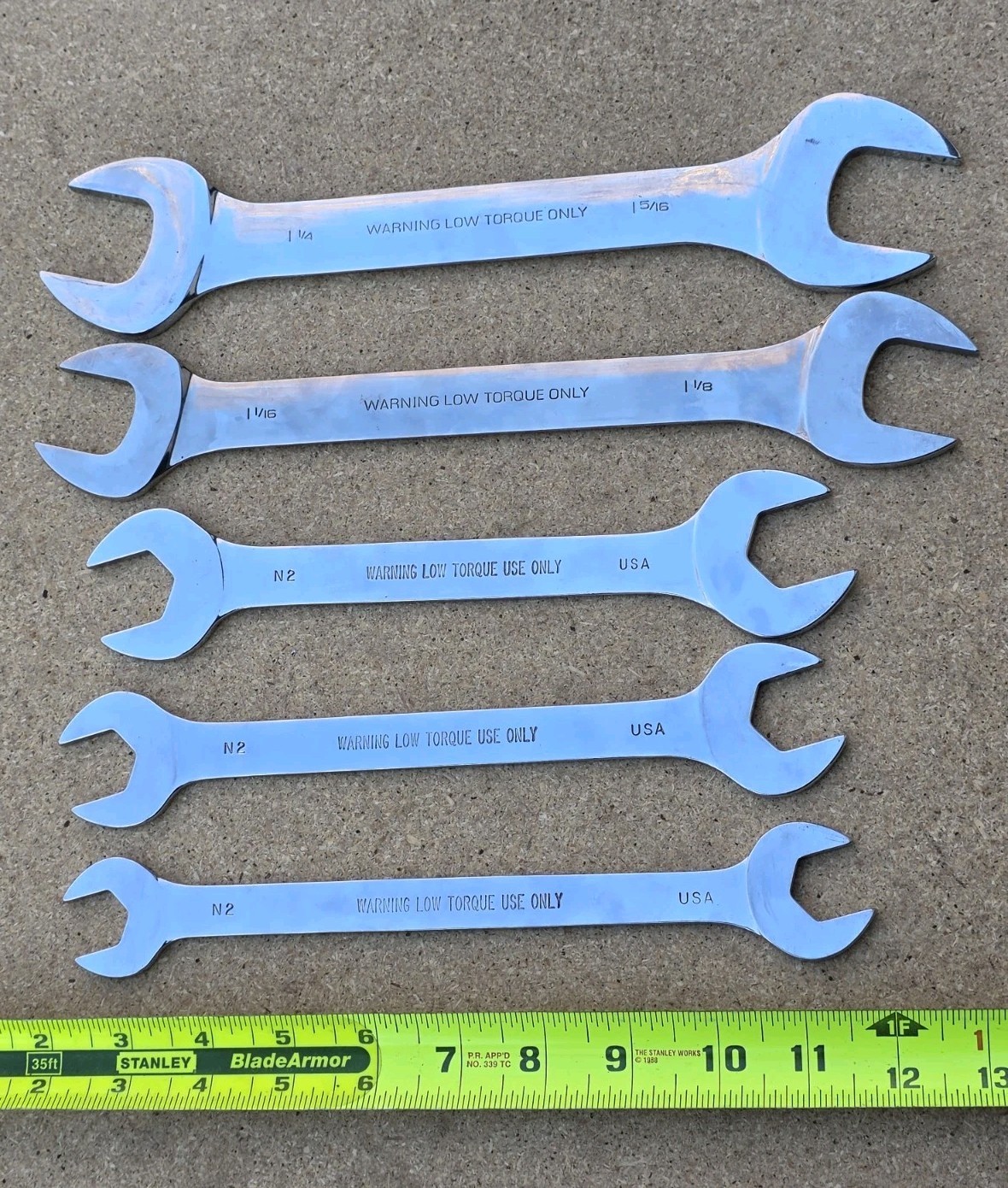 Snap On & MAC SAE Open End Wrench LTA & DT Thin Slimline Wrenches