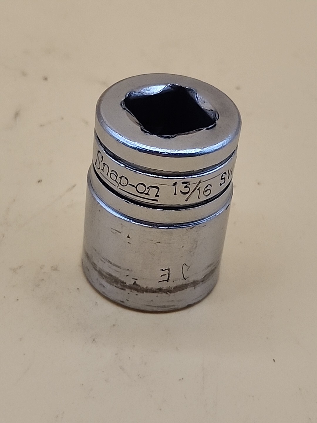Snap-On Tools SW-261 13/16″ 1/2″drive 12 point chrome socket USA
