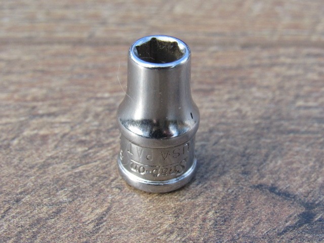 SNAP ON 6MM TMM6 1/4″ DRIVE METRIC 6 PT SHALLOW CHROME SOCKET 6 MM TMM UNDERLINE