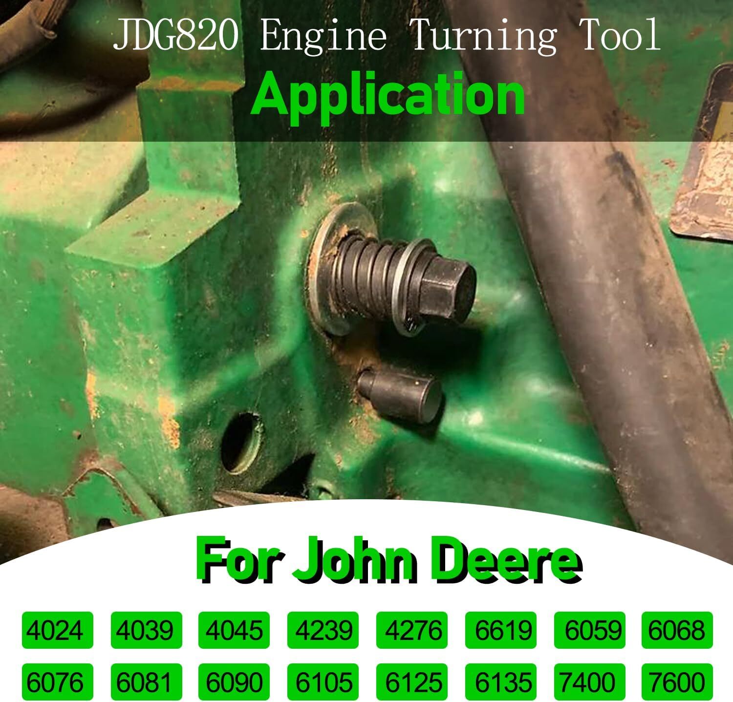 For John Deere Engine Turning Tool Alternative JDG820 JDG81-1 4024 4039 4045