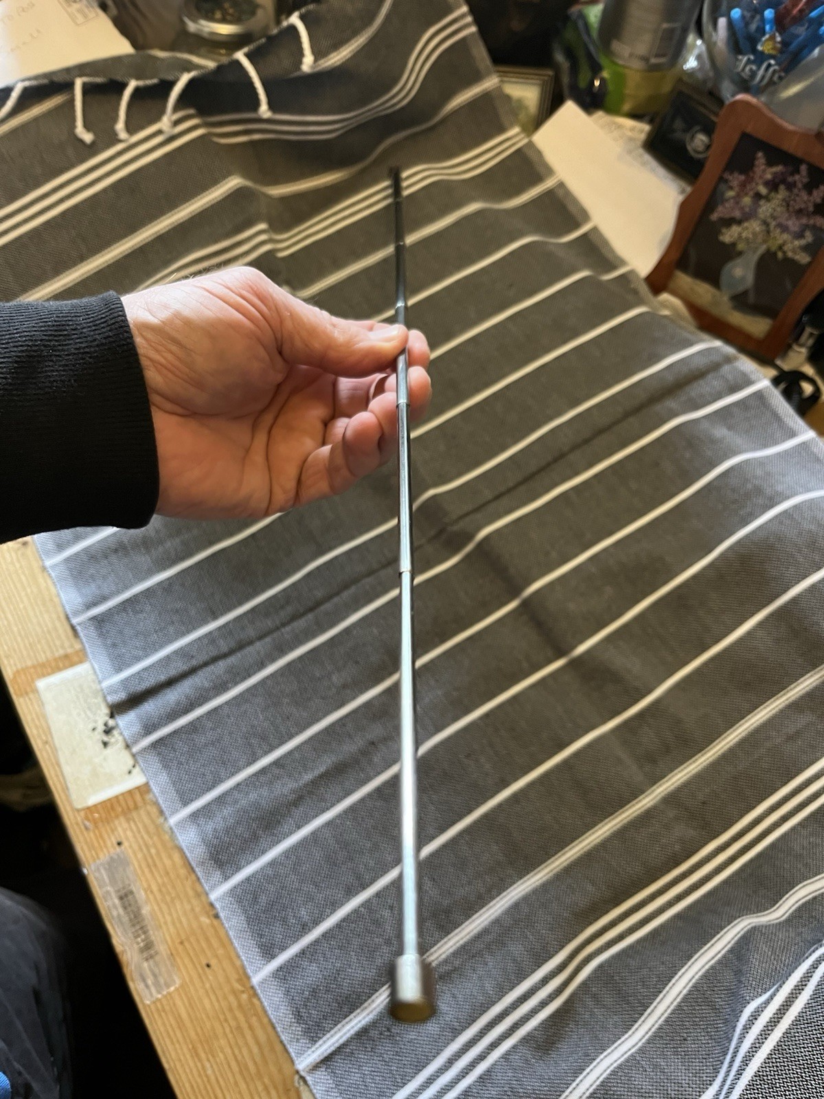 Blue Point Extending Magnetic Pen Super Long New Precision Tool In Chrome