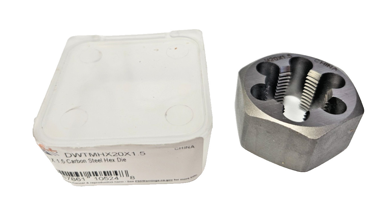 M20 X 1.5 20MM X Metric Hex Rethread Die CS 1.4″Alfa MHD70775