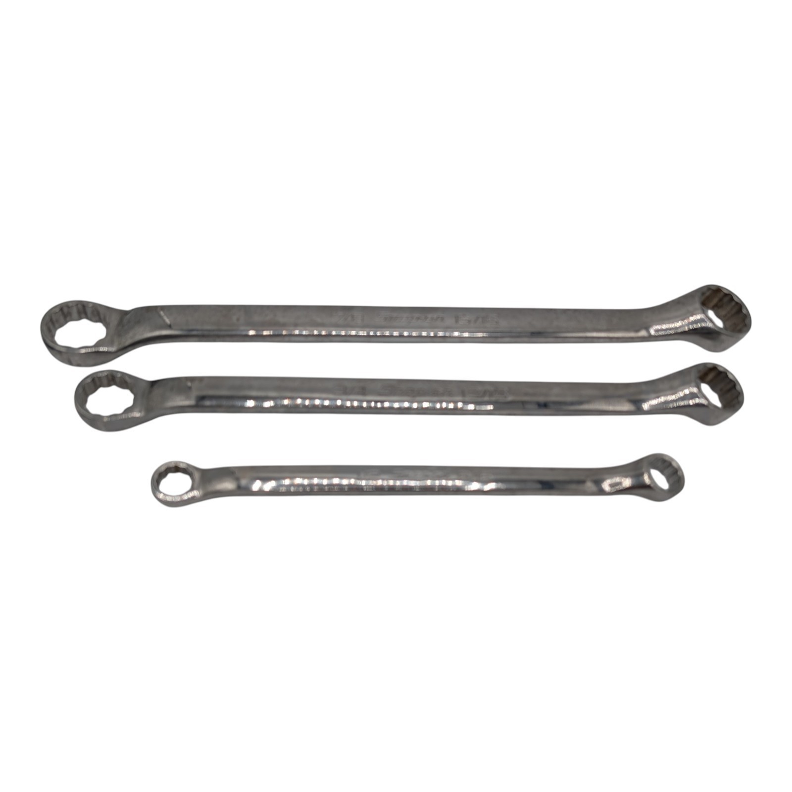 Snap On Double Box End 10 Degree Offset Wrench Lot Of 3 12 Pt