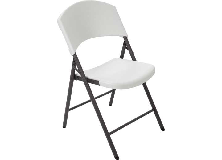 Lifetime 42810G 2810 Light Commercial Folding Chair – White Granite