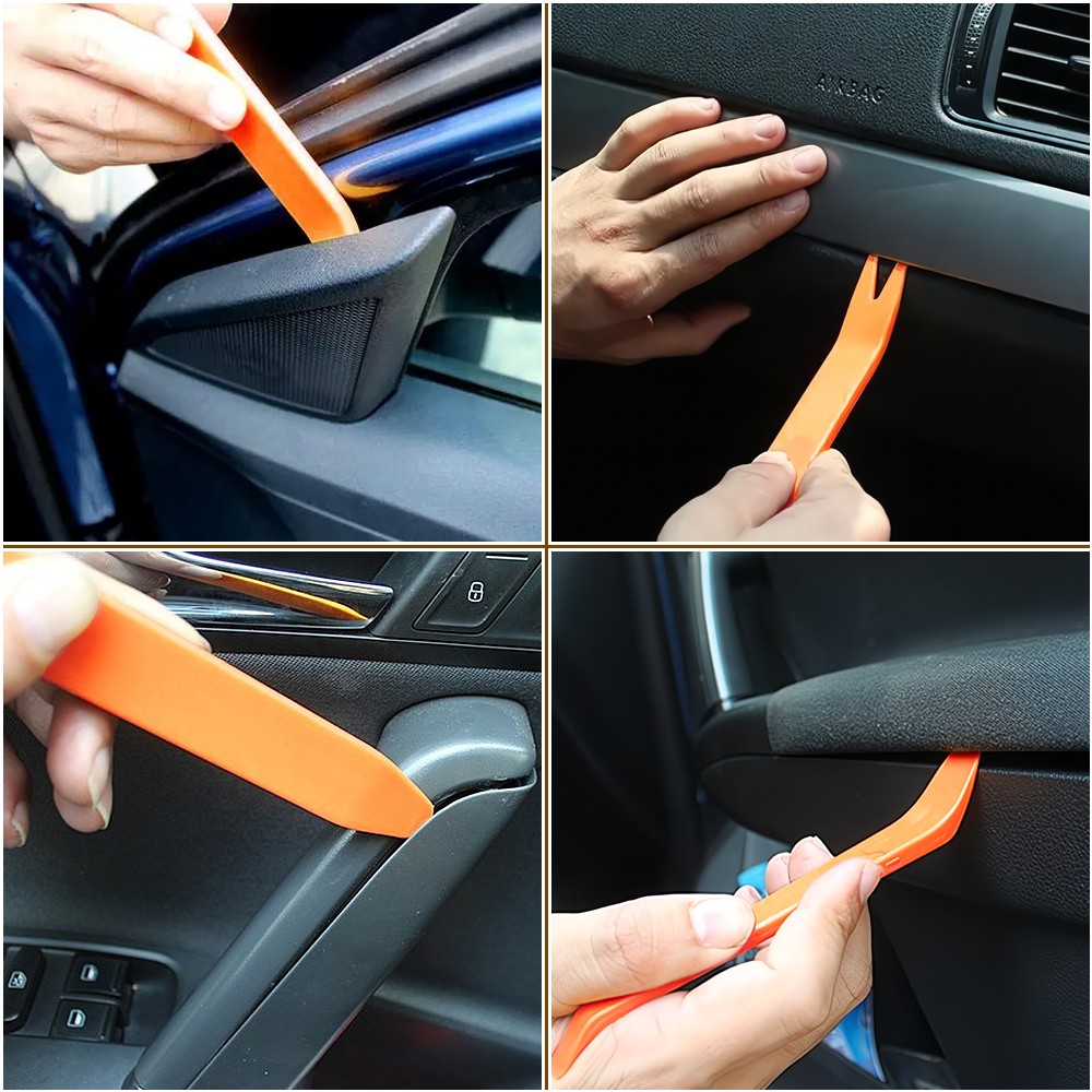 7PCS Car Trim Clip Upholstery Removal Tool Door Panel Fastener Pin Pliers Puller