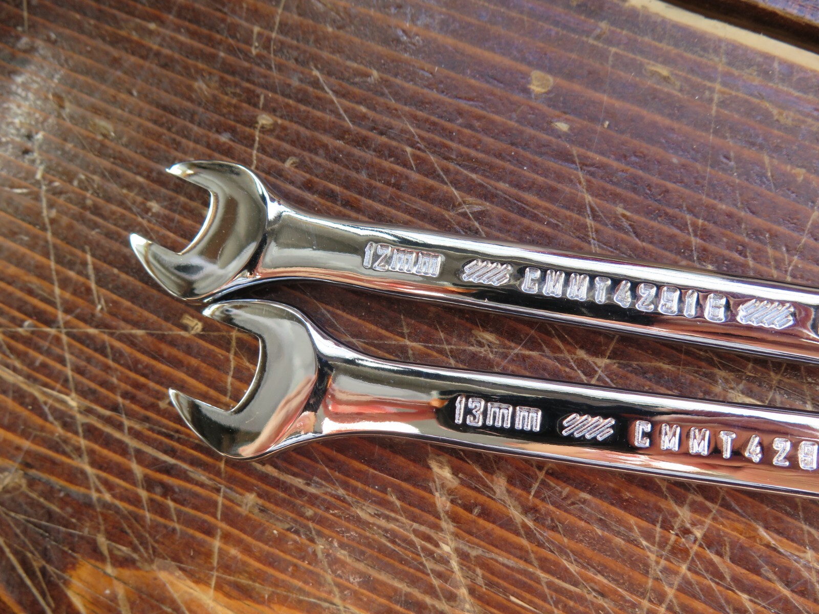 2 WRENCHES CRAFTSMAN 13MM 12MM Combination Wrench 12-point 42917 42916