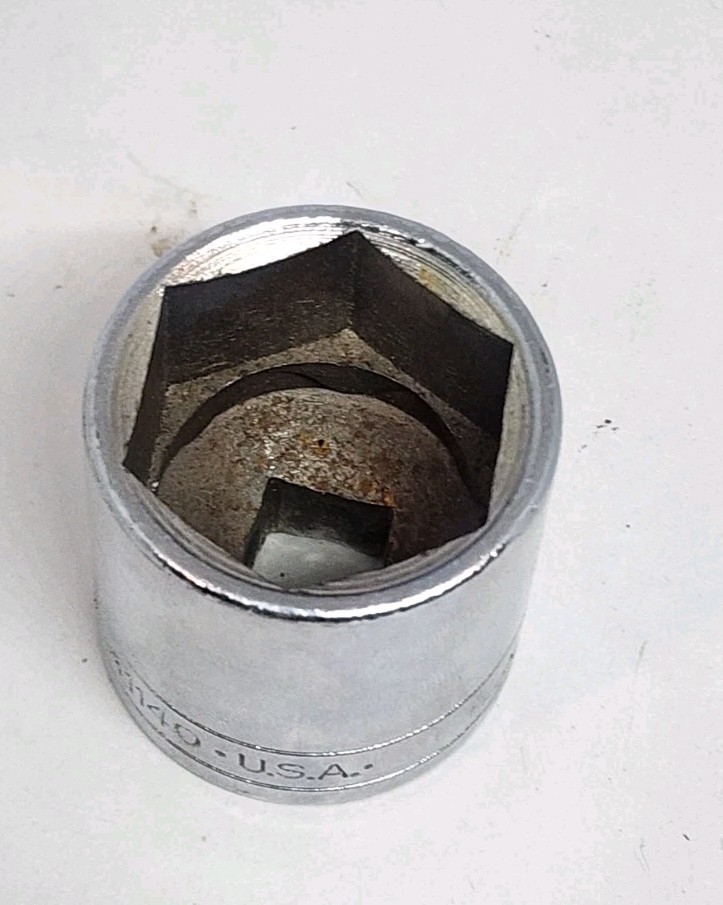 S-K TOOLS USA 41140. 1/2″ DRIVE, 1-1/4″ SOCKET, SHALLOW, 6 POINT.