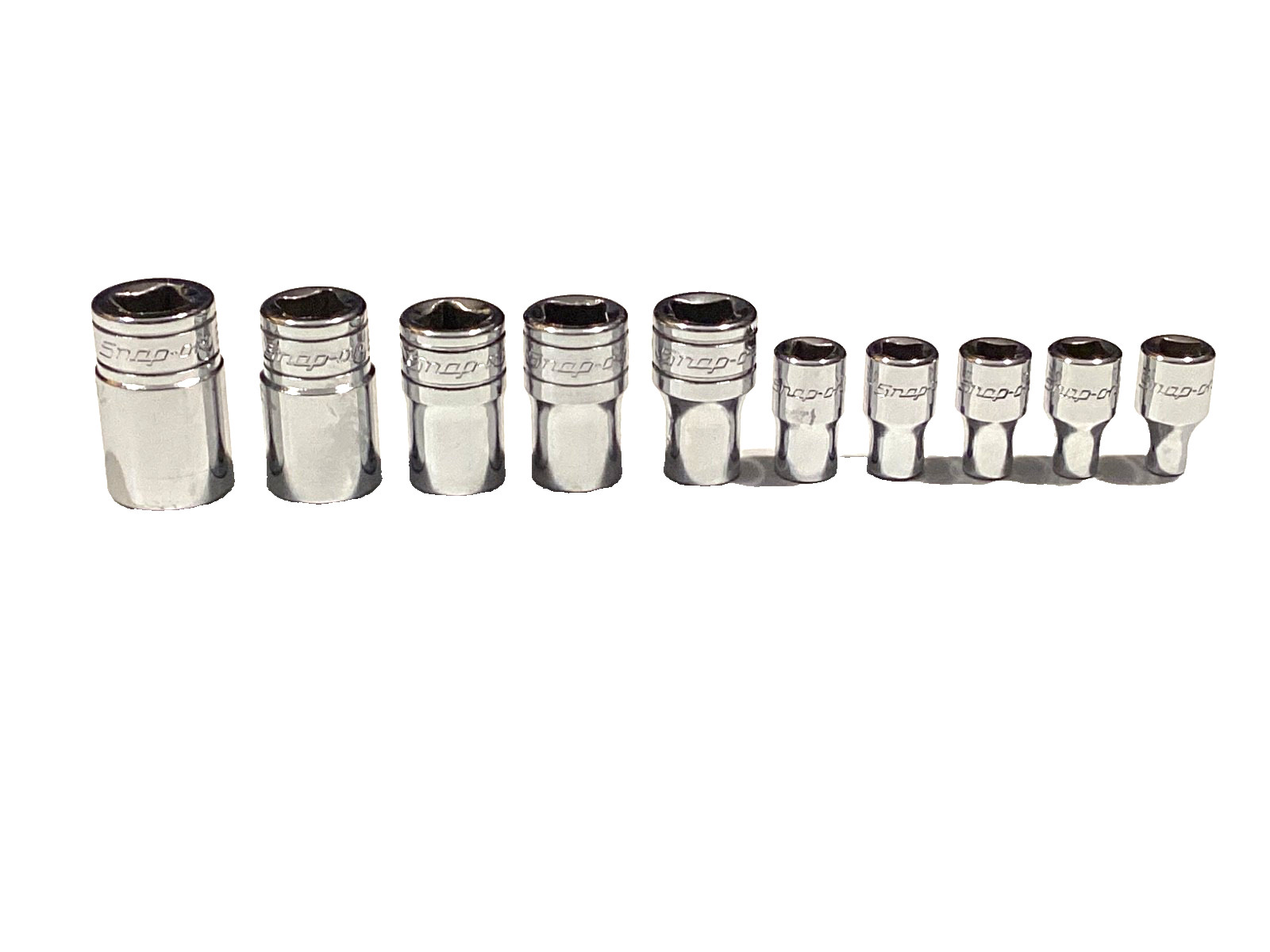 Snap On NEW 10 Piece Combination Drive Inverted TORX Shallow Socket Set 210AFLEY