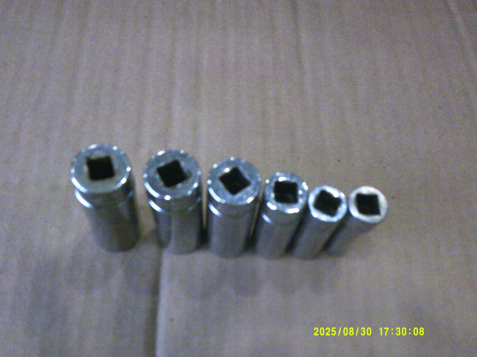 SET OF 6 Snap-On 3/8″ DRIVE 6 pt SOCKETS Metric 19mm 18mm 17mm 15MM 12MM & 9MM