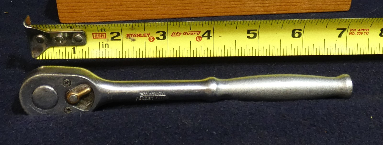 Snap On Tools Vintage F-70N Ferret 3/8” Drive Standard Ratchet USA #RP
