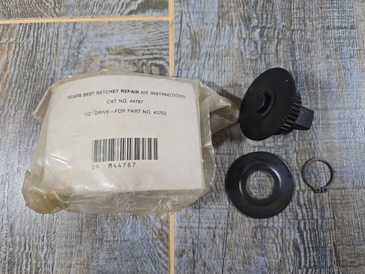 NOS Sears Craftsman Ratchet Repair Kit 44787 For Vintage 1/2″ Drive 43763 USA