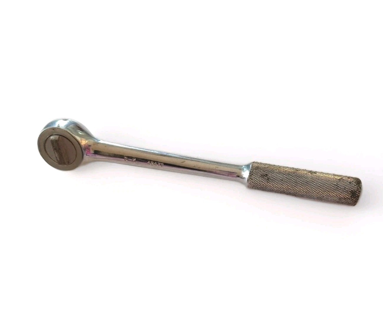 S-K Tools 42470 1/2″ Drive 48 Tooth Ratchet Textured Handle Made USA