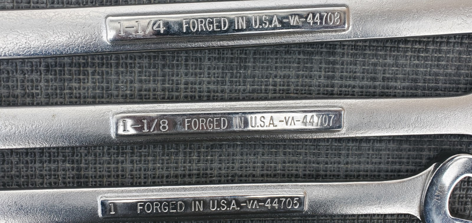 Craftsman 44708 1 1/4″ 44707 1 1/8″ 44705 1″ Wrenches In Great Condition Usa