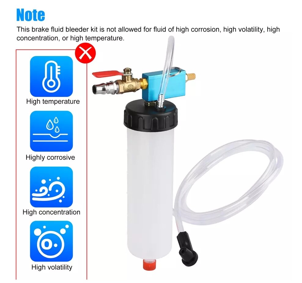 300ML Durable Car Auto Vacuum Brake Bleeder Tank Fluid Oil Change Pump Tool 1 PC
