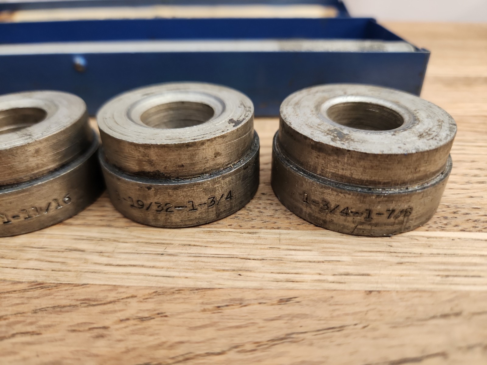 Snap On Blue-Point A-158 Heavy Duty Bushing Driver Set (1-5/16»-1-7/8») w Case